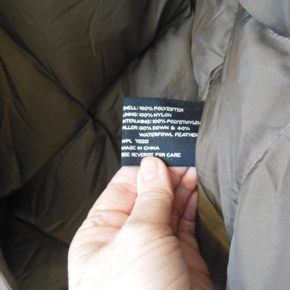 Mens Medium Bromley Sport Coat Suede Down  Feather - Picture 6 of 8